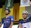 Où ils élèvent des chèvres ! 
Madouas Valentin (FRA) et Thibault Pinot - 8ème étape du Tour de France 2023, France