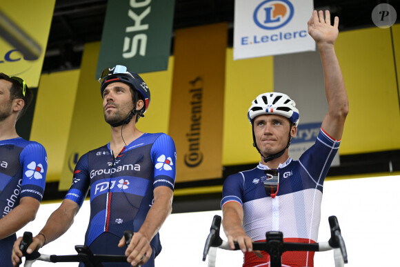 Où ils élèvent des chèvres ! 
Madouas Valentin (FRA) et Thibault Pinot - 8ème étape du Tour de France 2023, France