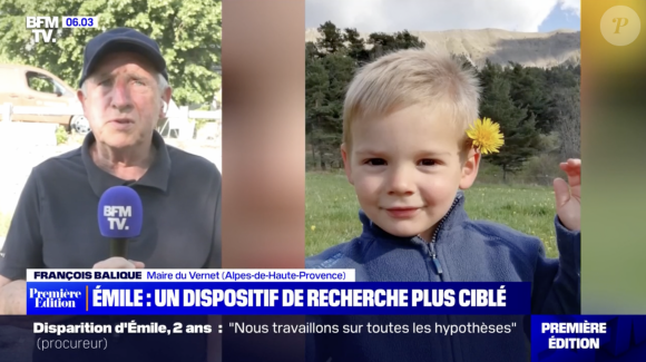 Disparition d'Emile, capture BFMTV.