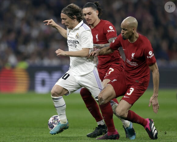 D'après les informations d'un journaliste anglais, ce sont les chiens de Fabinho qui posent problème
 
Fabinho - Match de Ligue Des Champions 2022 (LDC) "Real Madrid - Liverpool FC (1-0)" au stade Santiago Bernabeu, le 15 mars 2023.