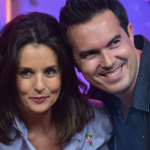 Faustine Bollaert et son mari Maxime Chattam - People au lancement du nouveau spectacle "Mickey et le magicien" au Parc Disneyland Paris. Le 2 juillet 2016 © Giancarlo Gorassini / Bestimage