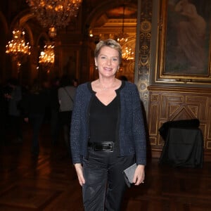 Exclusif - Elise Lucet - Prix Special - Soiree annuelle de la FIDH (Federation Internationale des Droits de l'homme) et 65eme anniversaire de la Declaration universelle des Droits de l'Homme a l'Hotel de Ville de Paris le 10 decembre 2013.
