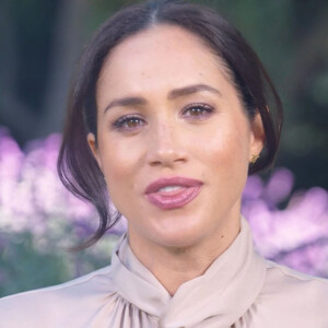 Meghan Markle, duchesse de Sussex, fait une apparition à la télévision américaine dans l'émission "CNN Heroes" le 13 decembre 2020.