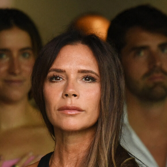 Victoria Beckham lors de la rencontre entre l'Inter Miami et l'Atlanta United Football le mardi 25 juillet 2023.
