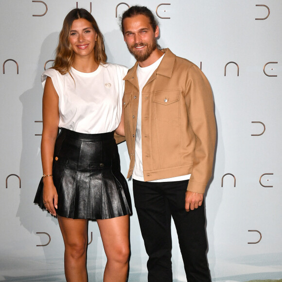 Camille Cerf et son compagnon Théo Fleury - Projection du film "Dune" au cinéma Le Grand Rex à Paris, le 6 septembre 2021. © Veeren/Bestimage 