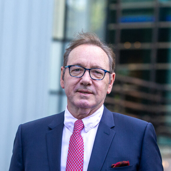 Kevin Spacey devant la Southwark Crown Court de Londres, déclaré non-coupable de neuf délits sexuels. Mercredi 26 juillet 2023. © Tayfun Salci/ZUMA Press Wire)