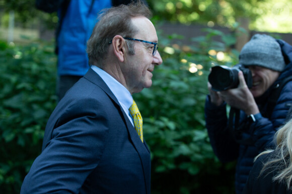 July 25, 2023, London, England, United Kingdom: Actor KEVIN SPACEY is seen arriving at Southwark Crown Court in London as jury retires for verdict in trial over sexual offence allegations. (Credit Image: © Tayfun Salci/Zuma Press/Bestimage) 