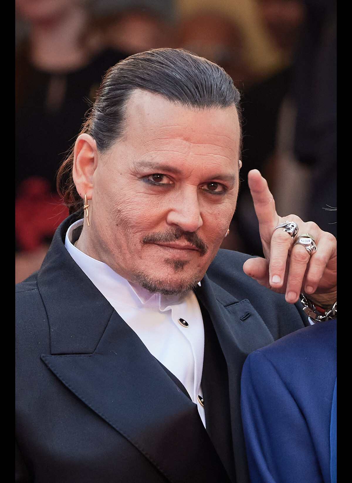 Photo : Johnny Depp - Montée des marches du film 