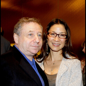 Archives : Michelle Yeoh et Jean Todt.