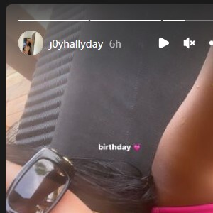 Joy Hallyday sur Instagram. Le 27 juillet 2023.