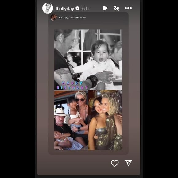 Laeticia Hallyday rend hommage à sa fille Joy sur Instagram. Le 27 juillet 2023.