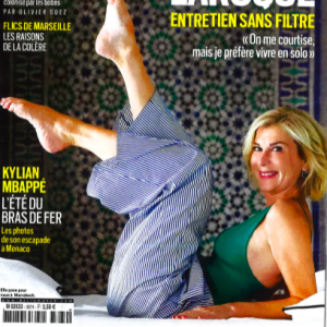 Des confidences à retrouver dans le sujet de couverture du magazine "Paris-Match", paru le jeudi 3 août 2023.