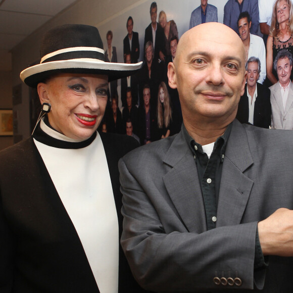 Exclusif - Geneviève de Fontenay et son fils Xavier de Fontenay - "Vendredi sur un plateau" (France 3), 2011