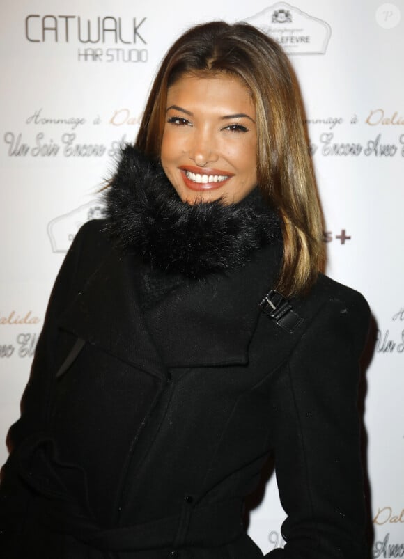 Mélanie Dedigama à l'avant-première du spectacle "Hommage à Dalida, Un Soir Encore Avec Elle" à la Nouvelle Eve à Paris, le 30 novembre 2017. © Marc Ausset-Lacroix/Bestimage