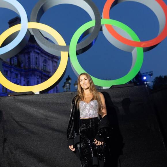 Exclusif - Vitaa - Backstage - Enregistrement de l'émission "Paris 2024 le concert événement...dans un an les jeux" sur le parvis de l'Hôtel de Ville de Paris, diffusée le 25 juillet sur France 2 à 21h10. Le 3 juillet 2023 © Tiziano Da Silva-Christophe Clovis / Bestimage