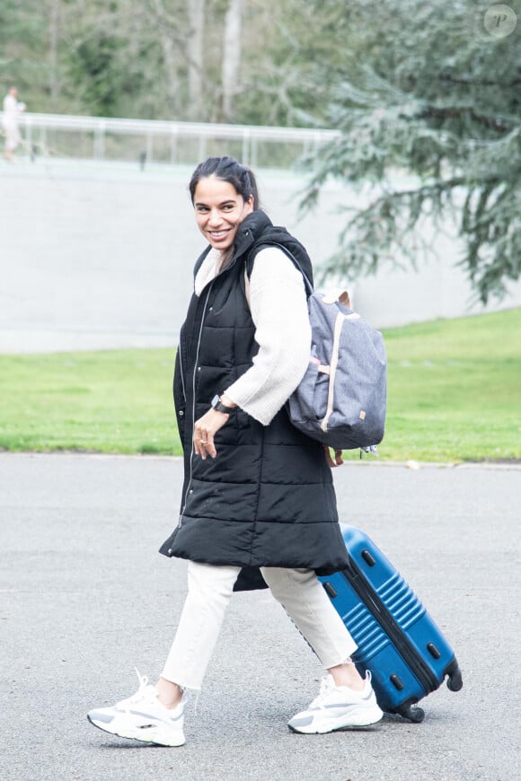 "Pour mon mariage, je n'avais pas tout ça", a conclu Amel Majri

Amel Majri - Arrivée des joueuses de l'Equipe de France à Clairefontaine le 3 avril 2023.