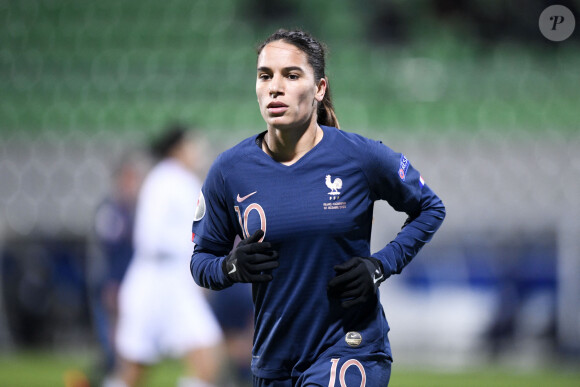 Amel Majri - Match de football féminin de qualification Euro 2022 France contre Kazakhstan (12-0) à Vannes le 1er décembre 2020. © FEP / Panoramic / Bestimage