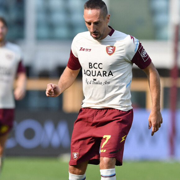 Franck Ribéry fait sa première apparition sous le maillot de la Salernitana lors du match de Serie A l'opposant au Torino au stade Olympique de Turin, Italie, le 12 septembre 2021. © Reporter Torino/LPS/Zuma Press/Bestimage