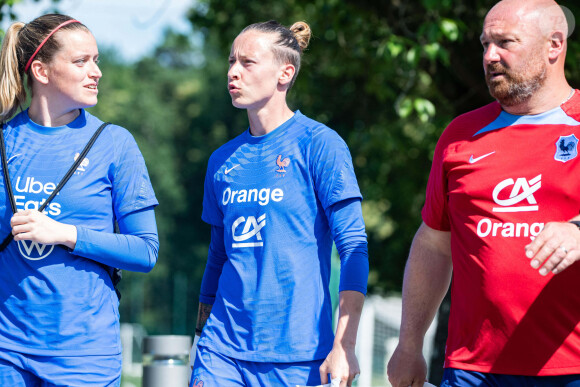 Pauline Peyraud-Magnin - Entrainement de l'équipe de France Feminine à Clairefontaine, le 23 juin 2023.  Training of the France Women's team in Clairefontaine, June 23, 2023.