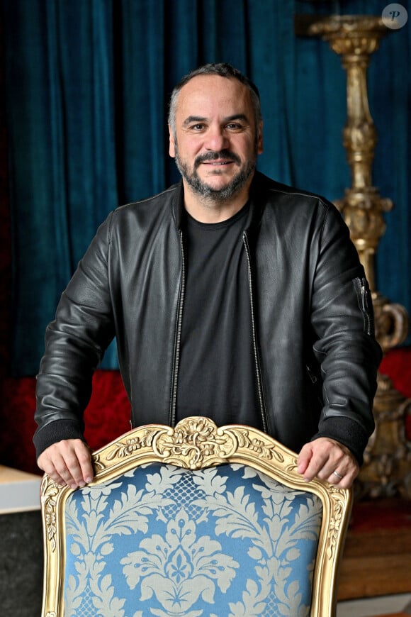 François-Xavier Demaison au photocall du film "Le syndicaliste" à l'hôtel Negresco lors de la 4ème édition du festival Cinéroman à Nice le 9 octobre 2022. © Bruno Bebert / Bestimage