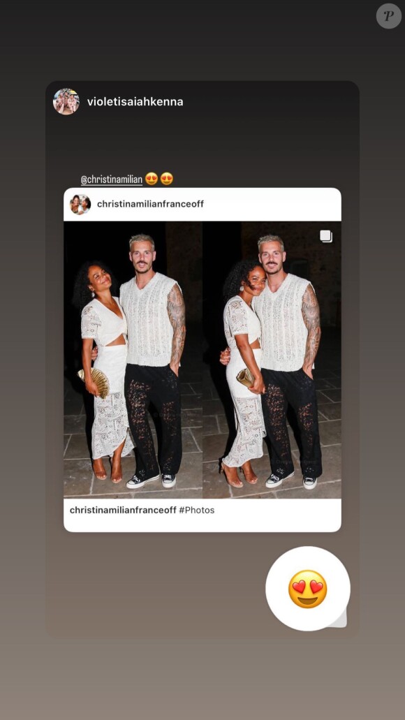 Ainsi après avoir partagé quelque temps avec Tony Parker et sa chère Alizé Lim, le duo a mis le cap vers Saint-Tropez, où ils ont littéralement dévalisé la boutique de... Cyril Lignac. 
M. Pokora et Christina Milian beaux et amoureux