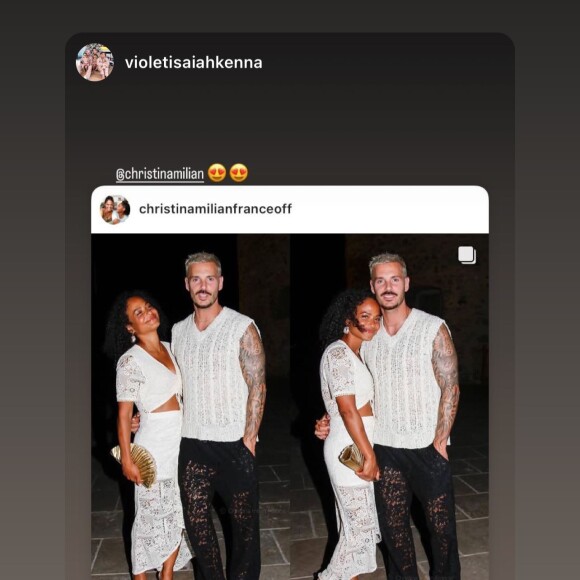 Ainsi après avoir partagé quelque temps avec Tony Parker et sa chère Alizé Lim, le duo a mis le cap vers Saint-Tropez, où ils ont littéralement dévalisé la boutique de... Cyril Lignac. 
M. Pokora et Christina Milian beaux et amoureux