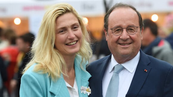 PHOTO Julie Gayet et son mari François Hollande unis pour affronter une lourde défaite