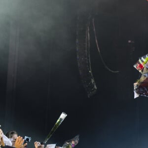 Exclusif - Michel Sardou - Ultime concert de Michel Sardou pour la dernière date de son spectacle "La dernière danse" à la Seine Musicale à Boulogne-Billancourt le 12 avril 2018. Le chanteur a rassemblé plus de 400 000 spectateurs pour une tournée de 82 concerts. © Pierre Perusseau/Bestimage 