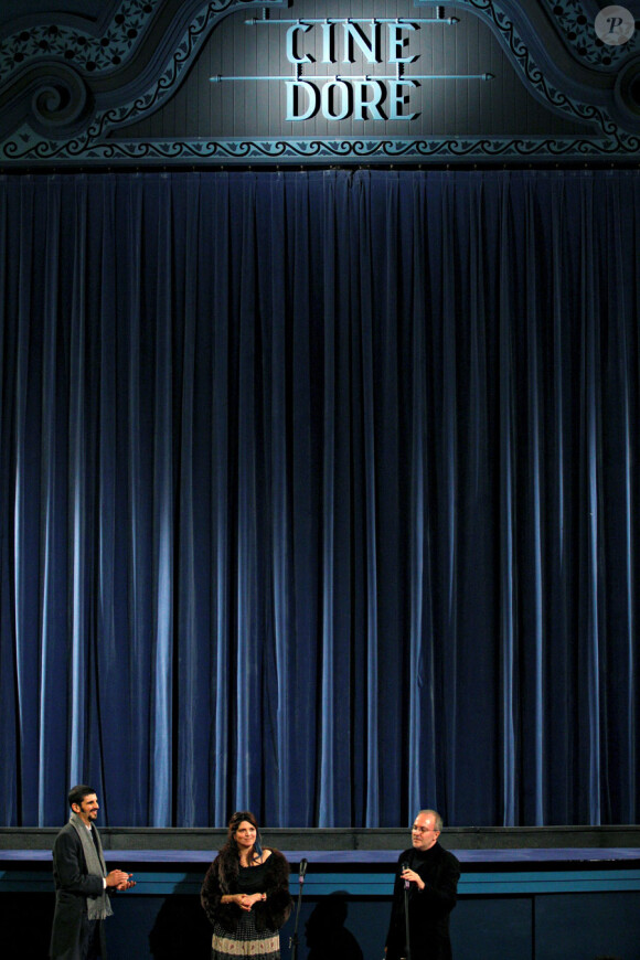 Agnès Jaoui reçoit un hommage lors d'une rétrospective de ses films à Madrid le 4 mars 2010