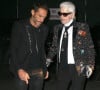 Ses autres héritiers également.
Sébastien Jondeau et Karl Lagerfeld - Les célébrités arrivent à la soirée Chanel à New York, le 23 octobre 2017 