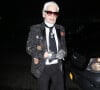 Et l'héritage se réduit de plus en plus.
Karl Lagerfeld - Les célébrités arrivent à la soirée Chanel à New York, le 23 octobre 2017 