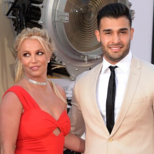 Le mannequin aurait même fait ses valises pour s'installer dans une autre maison
Britney Spears et son compagnon Sam Asghari à la première de Once Upon a Time in Hollywood à Los Angeles, le 22 juillet 2019 