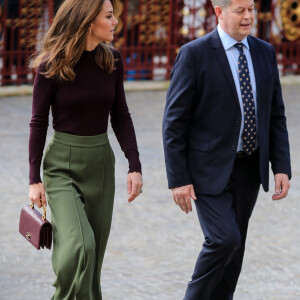 Kate Catherine Middleton, duchesse de Cambridge, en visite au Musée d'Histoire Naturelle à Londres. Le 9 octobre 2019
