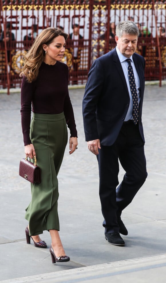 Kate Catherine Middleton, duchesse de Cambridge, en visite au Musée d'Histoire Naturelle à Londres. Le 9 octobre 2019