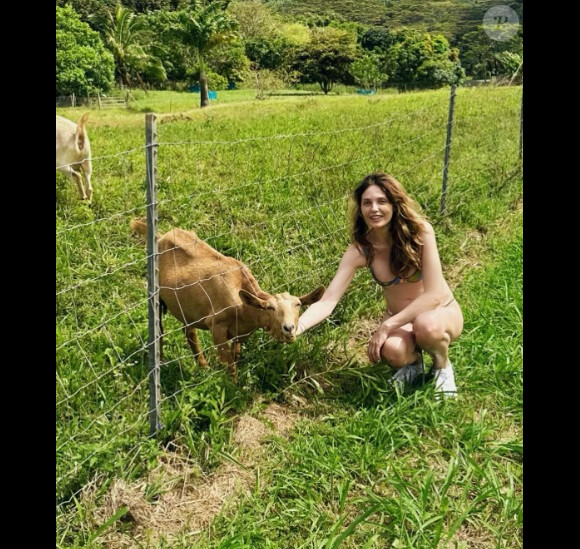 En dernière photo, la petite-fille de Jean-Paul Belmondo montre un cliché hilarant, sur lequel elle caresse avec tendresse une petite chèvre, qui paraît ravie de ces câlins. 

Annabelle Belmondo sur Instagram