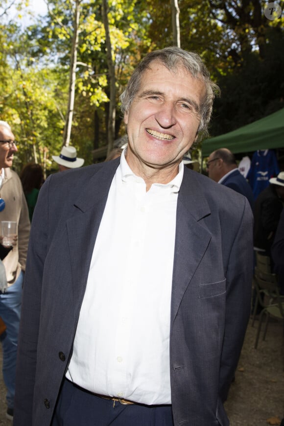 Exclusif - Gérard Leclerc - Trophée des personnalités au profit de l'association "Make a Wish" au jardin du Luxembourg à Paris le 18 septembre 2019. La fondation Make-A-Wish est une association dont le but est d'exaucer le voeu d'enfants âgés de deux ans et demi à dix-sept ans qui sont ou ont été gravement malades. © Jack Tribeca/Bestimage 