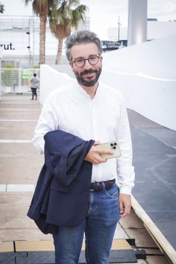 Exclusif - Stéphane Sitbon-Gomez - Emission "C à vous" à l'occasion de la présentation des films "Strange Way Of Life" et "Le règne Animal" lors du 76ème Festival International du Film de Cannes le 18 mai 2023. © Jack Tribeca / Bestimage 