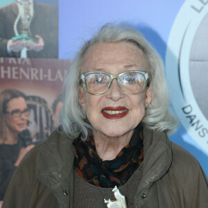 Micheline Presle - Photocall de la 11ème cérémonie des Prix Henri Langlois au studio 104 de la Maison de la Radio à Paris le 11 février 2016. © CVS/Bestimage 