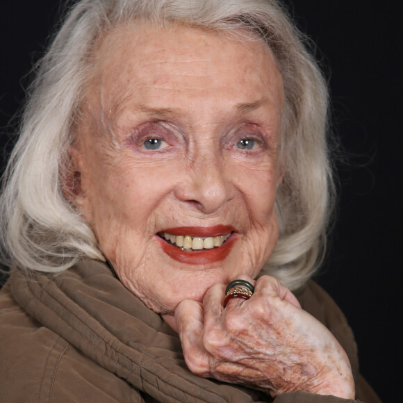 Exclusif - Micheline Presle - Studio photo lors de la 11ème cérémonie des Prix Henri Langlois au studio 104 de la Maison de la Radio à Paris le 11 février 2016. © Denis Guignebourg/Bestimage 