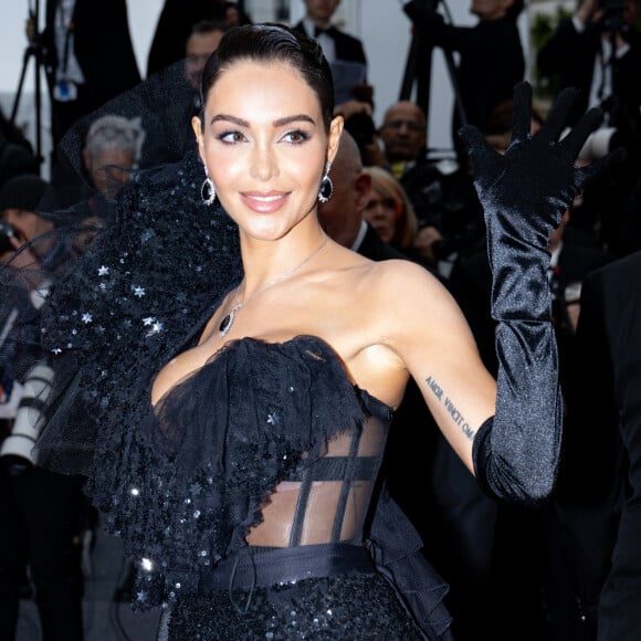 Nabilla Benattia-Vergara - Montée des marches du film " Killers of the flower moon " lors du 76ème Festival International du Film de Cannes, au Palais des Festivals à Cannes. Le 20 mai 2023 © Jacovides-Moreau / Bestimage 