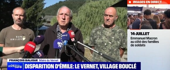 François Balique est le maire de la commune du Vernet depuis plus de quarante ans
Capture d'écran BFM TV.