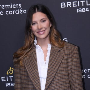  Il y a quelques jours, l'ex-Miss France donnait à ses fans sur Instagram des nouvelles de sa grossesse.
Exclusif - Camille Cerf (Miss France 2015) - Dîner de charité Breitling à la Samaritaine pour l'association "Premiers de Cordée" à Paris le 14 novembre 2022. © Rachid Bellak/Bestimage 