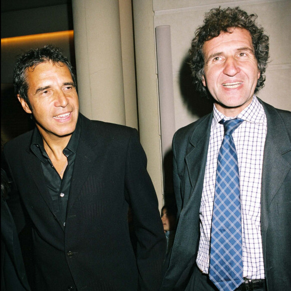 Il était venu voir son frère en concert.
Gérard Leclerc et Julien Clerc à l'hotel Park Hyatt de Paris.