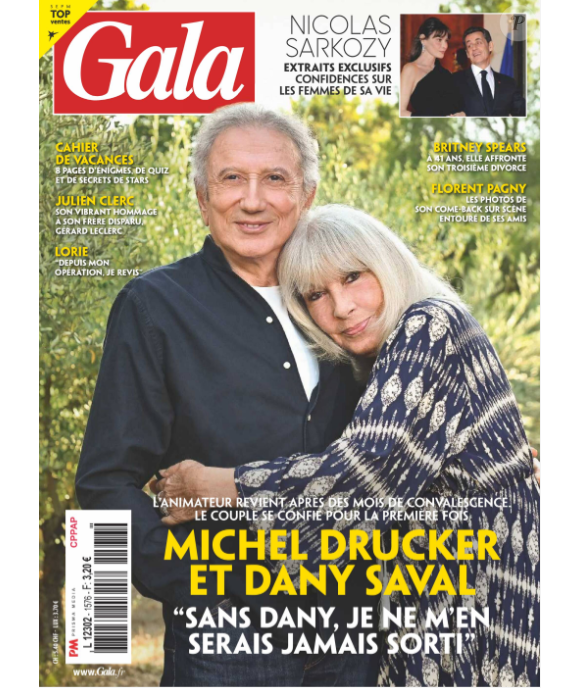 Couverture du nouveau numéro du magazine Gala paru le 24 août 2023