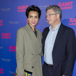Pour mémoire, l'actrice est mariée depuis 2012 à l'homme d'affaires Henri Seydoux
Farida Khelfa et son mari Henri Seydoux - Avant Première du film "Saint Laurent" au Centre Georges Pompidou" à Paris le 23 septembre 2014. 
