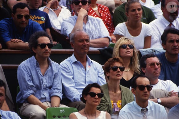 Archives - Michel Berger et France Gall dans les tribunes des internationaux de Roland Garros en mai 1992