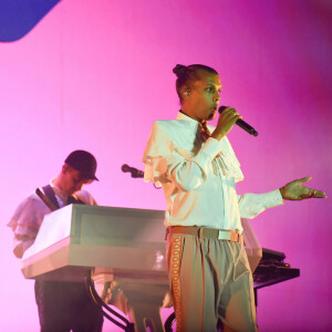 Concert de Stromae au festival Rock en Seine dans le parc de Saint Cloud le 28 août 2022.  Stromae concert at the Rock en Seine festival in the park of Saint Cloud on august 28th 2022