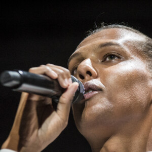 Stromae en concert à l'hippodrome "Snai di San Siro" à Milan, le 20 juillet 2022. 