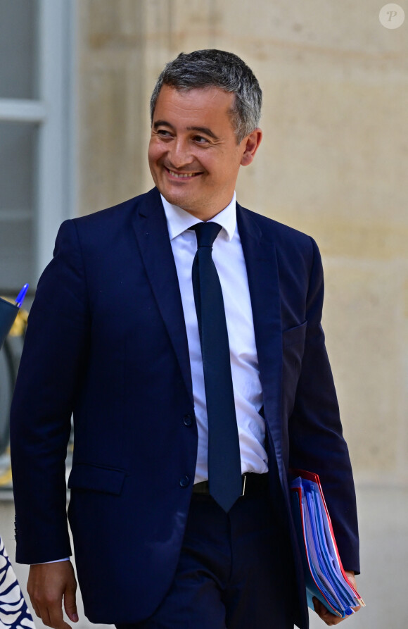 Gérald Darmanin, Ministre de l'Intérieur - Conseil des ministres de rentrée au palais de l'Elysée à Paris, le 23 août 2023. 