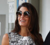 Elle était accompagnée de son célèbre mari George Clooney.
George Clooney et sa femme Amal Alamuddin à destination de l'hôtel Belmond Cipriani en bateau depuis leur arrivée par vol privé à Venise, Italie.